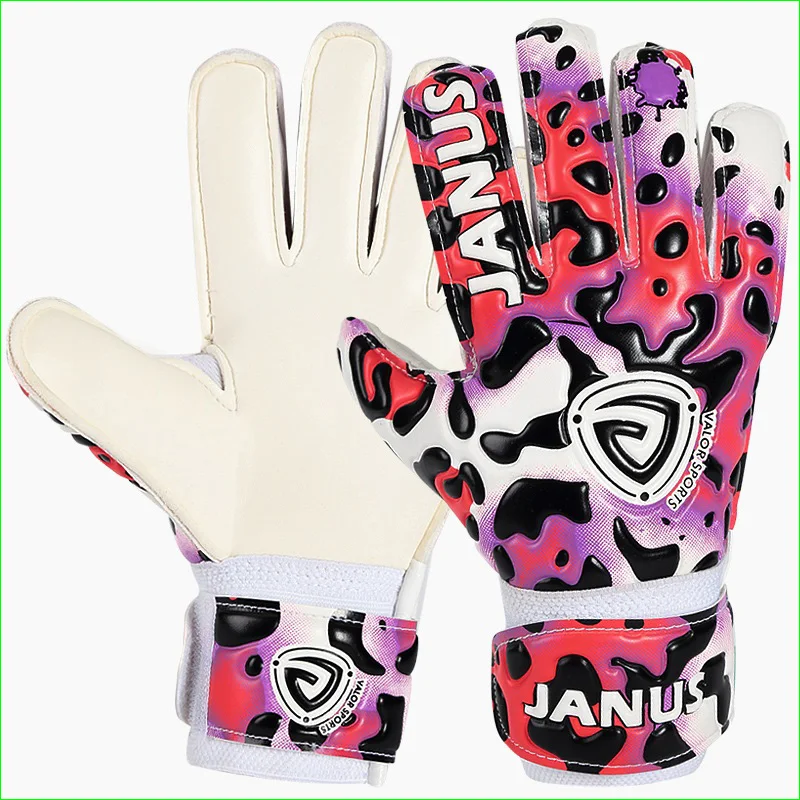 Janus детские перчатки вратаря с защитой пальцев профессиональные утолщенные