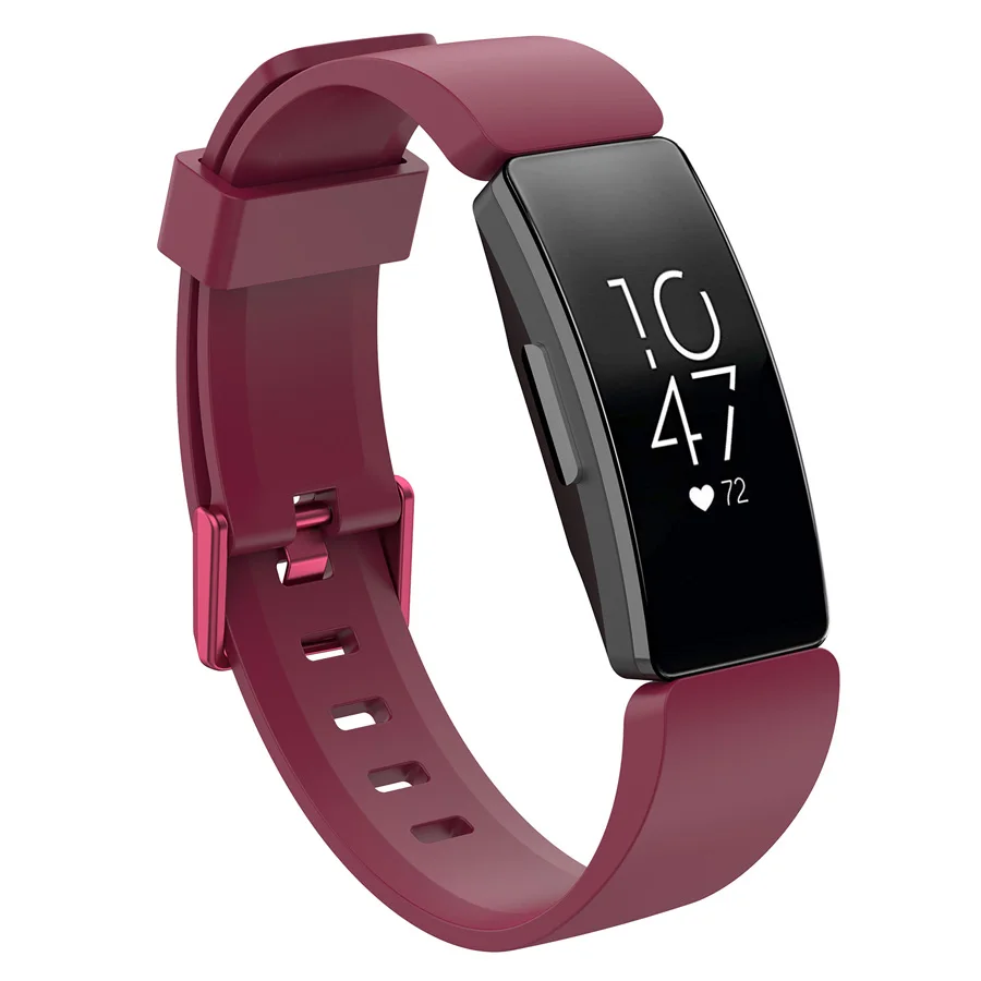 Silicone Wristband Strap Bracelet for Fitbit Inspire/ Inspire Hr band Smartwatch Replacement Watch Band Wrist | Электроника