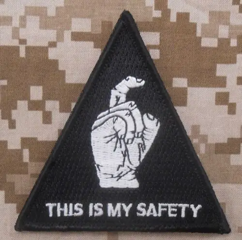 Это MY SAFETY sir BLACK HAWK DOWN армейский значок SWAT брендовая застежка рюкзак жакет | Дом и