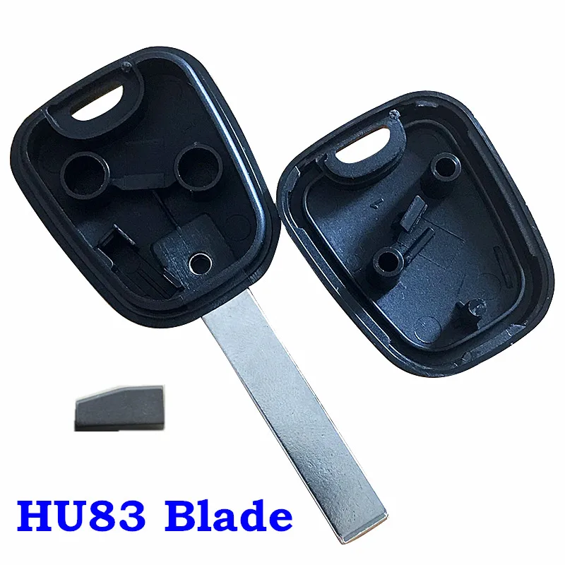 HU83 ID46 чип транспондер автомобильный брелок для Peugeot 206 207 307 Citroen C2 C3 C4 Picasso C5 C6 Berlingo