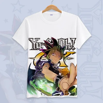 Ю-Ги-ой! Yu Gi Oh Косплей летние футболки унисекс с короткими рукавами мультфильм футболки Топы больших размеров - Цвет: 11