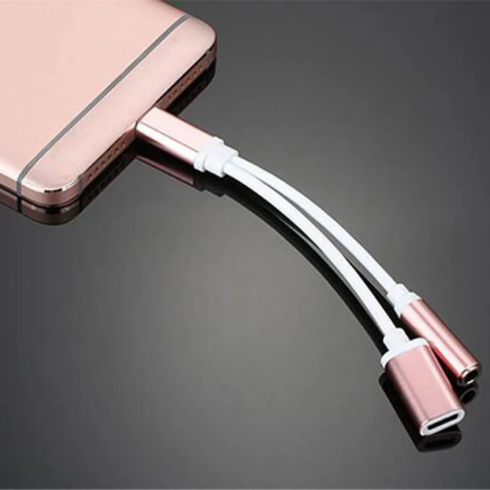 Цветной usb type-C в 3 5 мм разъем AUX для наушников аудио сплиттер конвертер