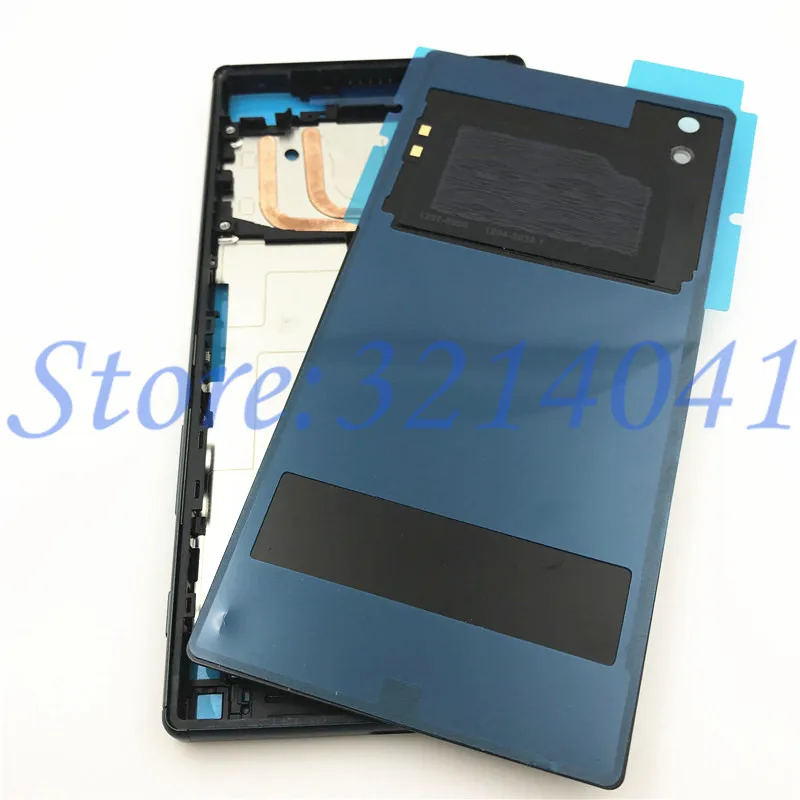 Полный корпус для Xperia Z5 Dual E6653 E6603 E6633 E6683 средняя рамка ободок передней панели корпус+ чехол для батареи