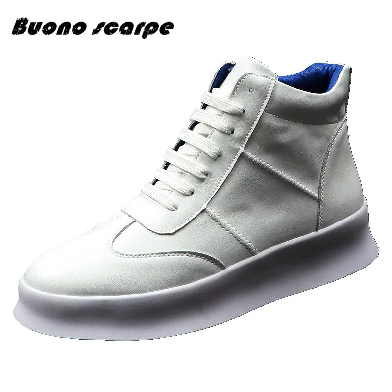 Buonoscarpe весна и осень новые мужские модные высокие кроссовки весенние