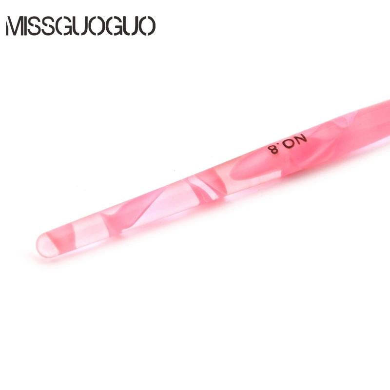 Missguoguo 1 шт 8 # Нейл арт колонковая для акриловых ногтей щетка профессиональный