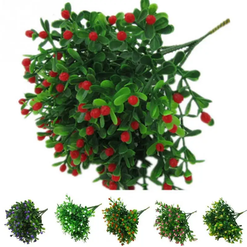 6 шт./лот искусственный цветок сделай сам растения в горшках вечерние украшения