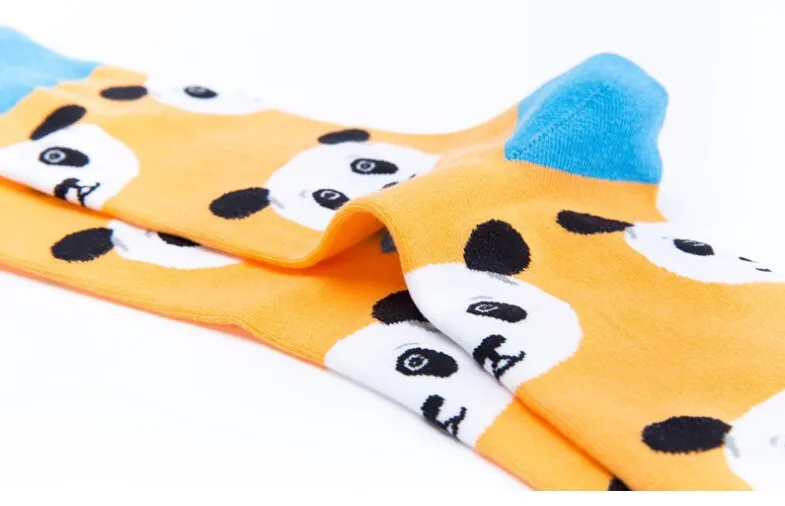 Crew Cool Cat Panda Bamboo Animal Premium мужские и женские зимние теплые носки счастливые короткие мужские хлопковые популярные женские AA104