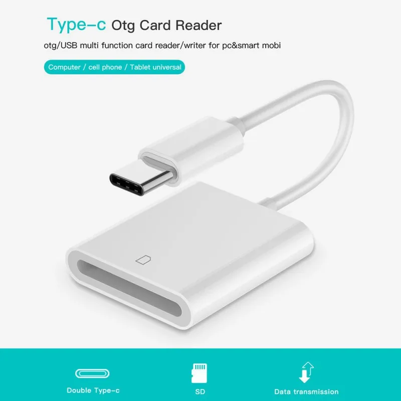 3.1 Type C SD Card Reader USB-C to Camera Type-C OTG for Macbook Cell Phone | Компьютеры и офис