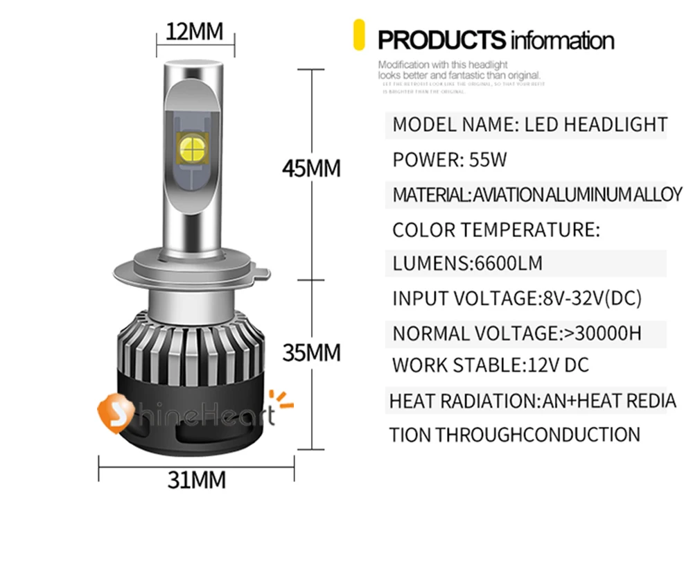 Энергосберегающие лампы из 2 предметов 110 Вт 13200LM 12V 9005 9006 9012 H4 H7 H8 H9 H11 светодиодный фар автомобиля лампы заменить Ксеноновые лампы для автомобильных фар