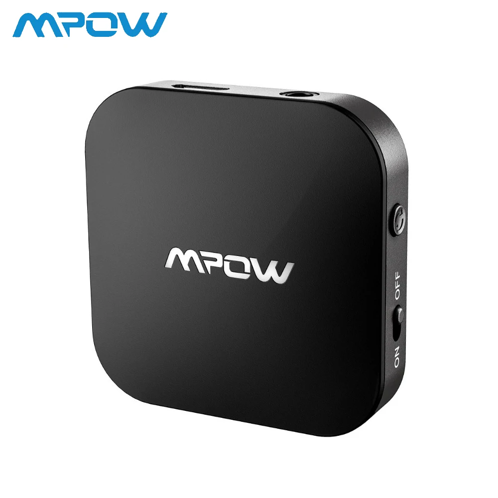3,5 мм Mpow беспроводной адаптер передатчик Поддержка APTX/APTX-LL V5.0 Bluetooth адаптер 30H долгое время воспроизведения для ТВ автомобиля