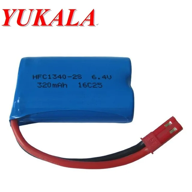 Аккумулятор YUKALA 6 4 В 320 мА · ч 1340 для wltoys L333 L343 L353 запчасти радиоуправляемого