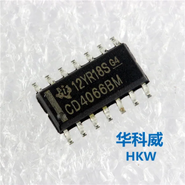 

SMD CD4066 CD4066BM SOP-14 signal switch analog switch multiplexer NEW
