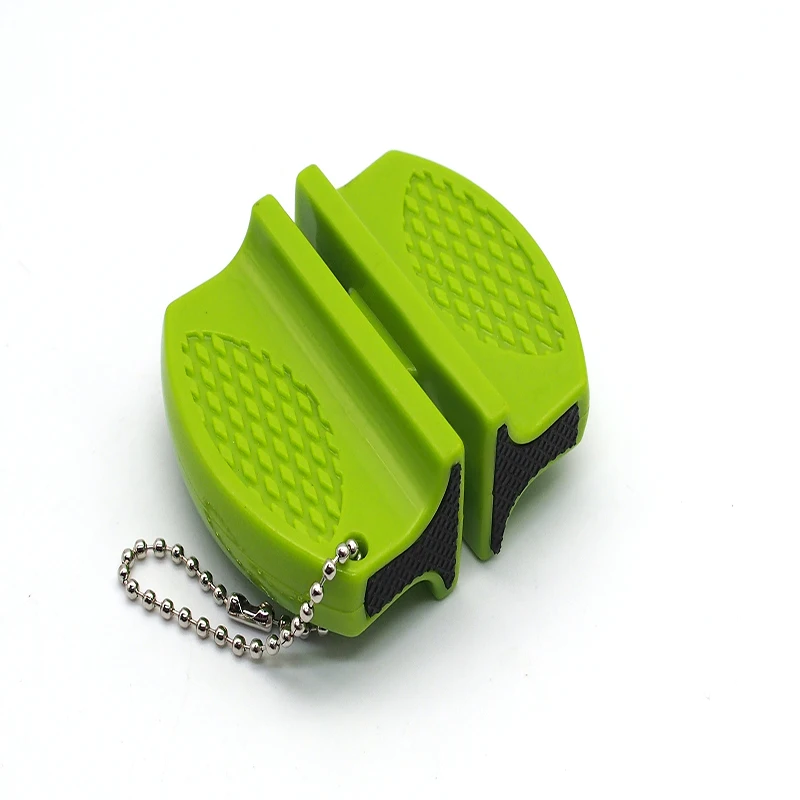 Mini portable kitchen knives tools creative accessories butterfly type two-level camping small knife sharpener light | Дом и сад