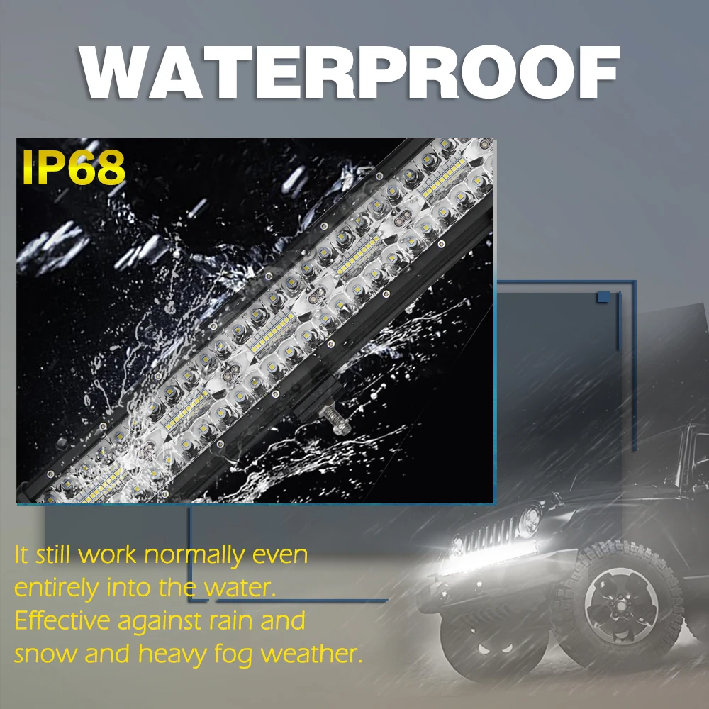 CO LIGHT 23 &quot3 ряда светодио дный свет бар 480 Вт Offroad светодиодный рабочий 12 В в 24 авто