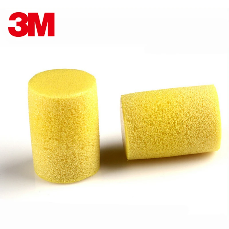 

10pairs 3M 1213 Slow Rebound PVC Soft EarPlugs Noise Reduction Sleeping Swimming Welding Travel Work Disposable Ear Protective