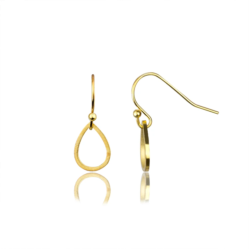 2017 Minimal Rainbow Raindrops Drop Earrings For Women Stainless Steel Dangle Brincos Ear Wire Hooks Earings Fashion Jewelry BFF|earrings
