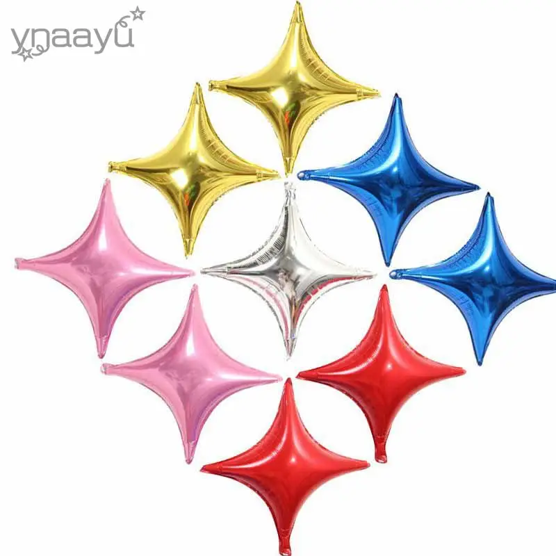 1 шт./лот 4 шара с острым носком Ynaayu 10 дюймов алюминиевые воздушные шары