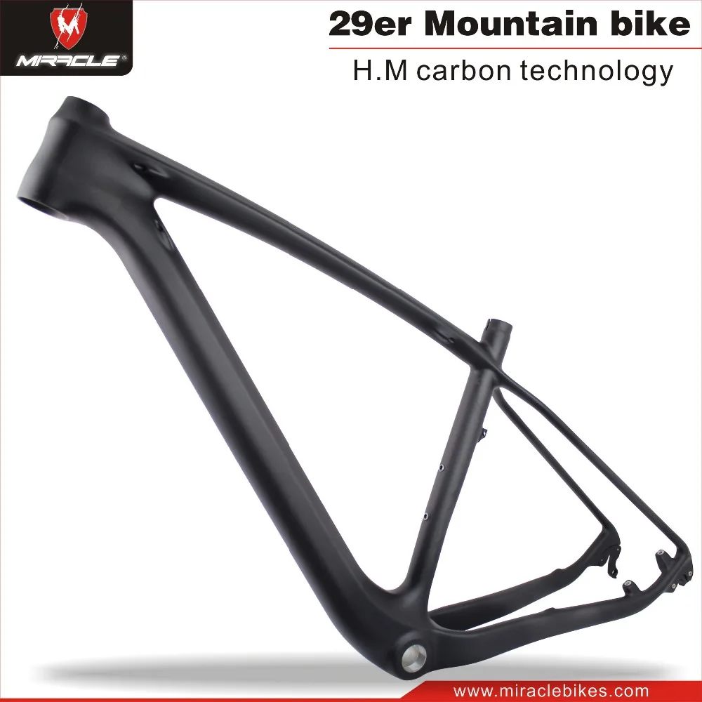 Чудо велосипеды полный углерод UD Matt 29ER MTB горный велосипед рама Горный мотоцикл с