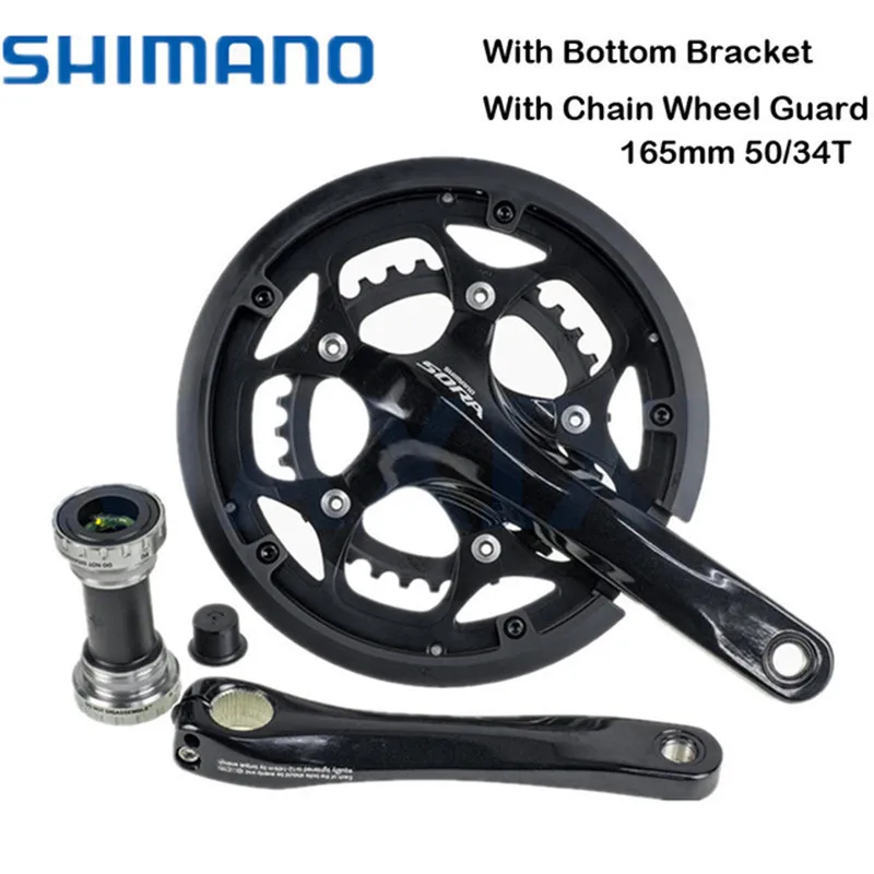 Оригинал SHIMANO SORA FC-3550 зубная пластина два шоссейных велосипеда полый один зуб 18