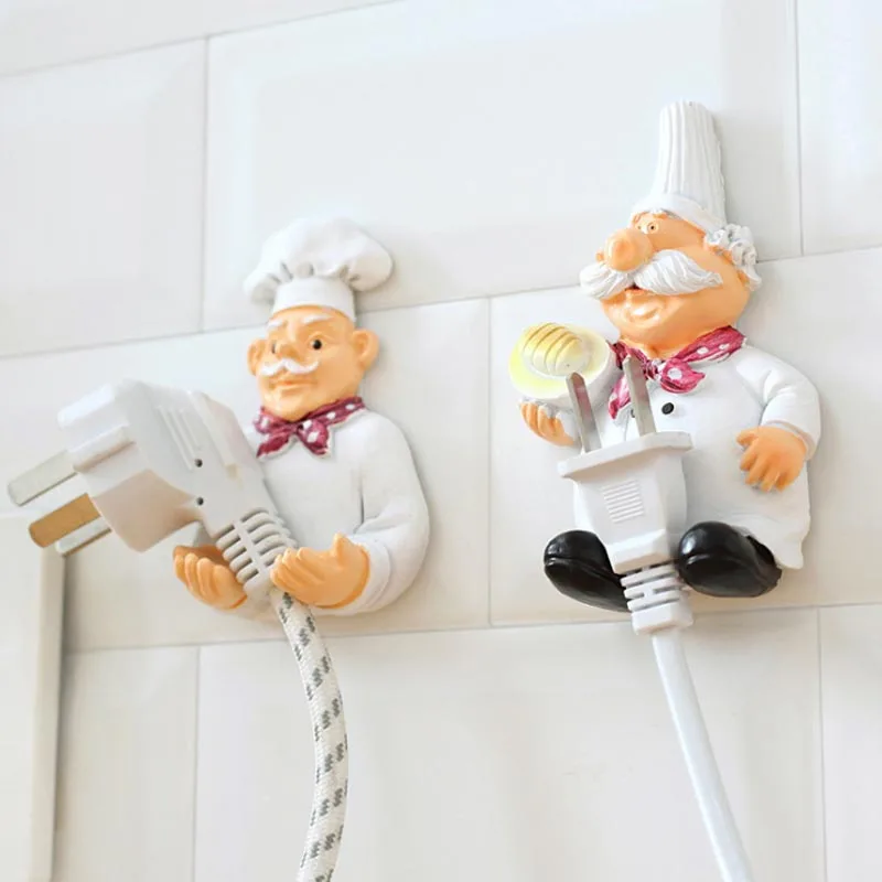 Кухонная розетка шнур питания для хранения Полка держатель настенный клейкая