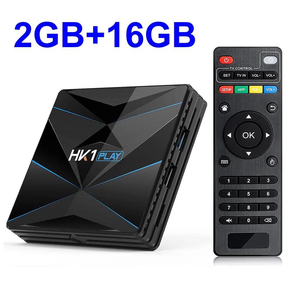 2GB 16GB HK1 Play Android 9,0 Смарт ТВ Box Amlogic S905X2 4 Гб Оперативная память 128 Гб Встроенная память USB 3,0 BT4.0 2,4G/5G двойной WI-FI 3D 4K H.265 IPTV Set-top Box - Цвет: 2GB 16GB