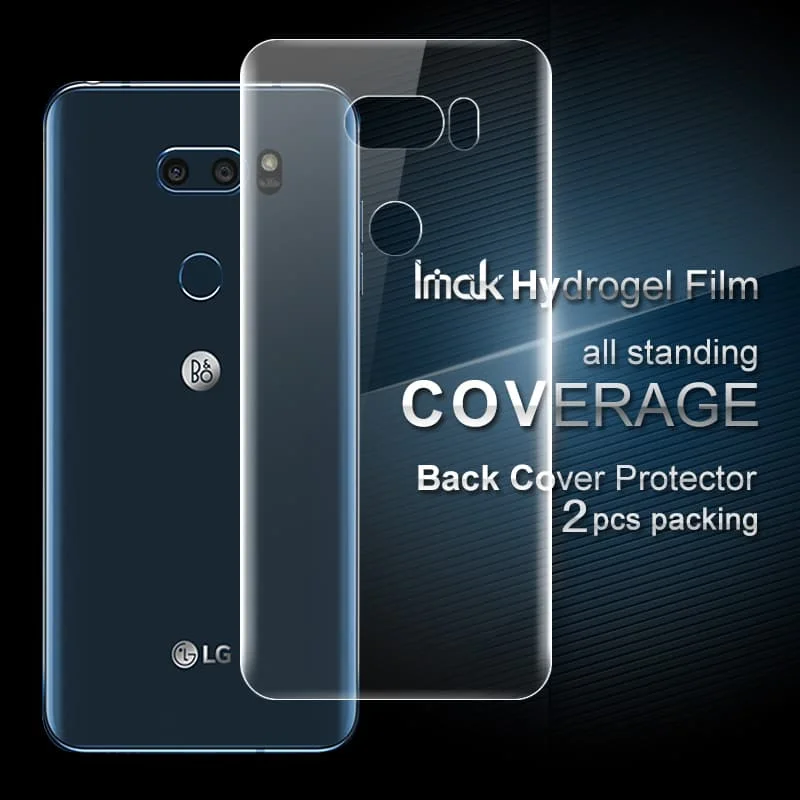 IMAK 2 шт Мягкая Гидрогелевая задняя защитная пленка для LG V30 | Мобильные телефоны и