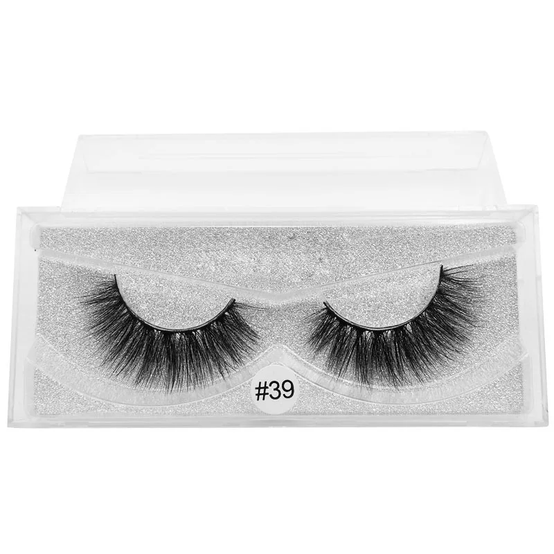 W39S20 20 Pairs Mink Eyelashes Wholesale False Eyelashes Mink Lashes Wholesale False Lashes Makeup Eyelash Extensions maquiagem - Цвет: W39S20