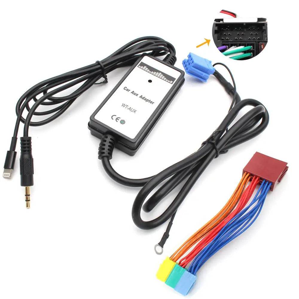 Автомобильное зарядное устройство Moonet для iPhone CD MP3 3 5 мм интерфейс AUX адаптер VW Beetle