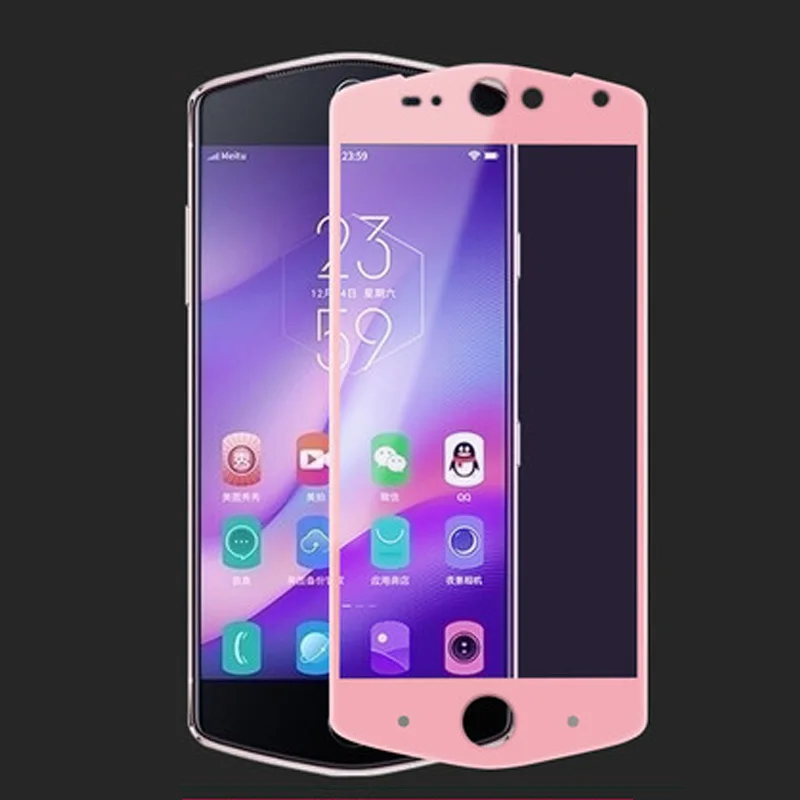 2 шт ультра тонкий протектор экрана закаленное стекло для Meitu M8S M 8 S полный экран