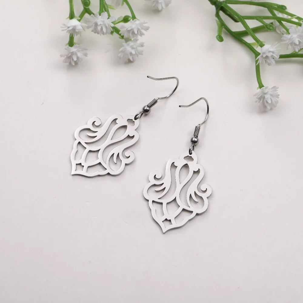 Женские винтажные серьги-подвески Fishhook модные золотого и черного цвета из