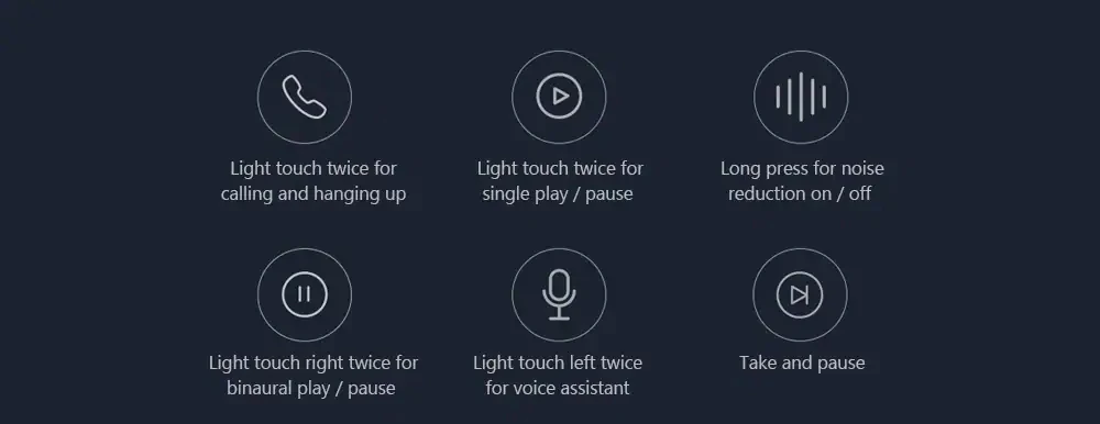 Сяо mi Airdots mi Air СПЦ Bluetooth наушники ANC переключатель ENC HD Авто пауза коснитесь Управление для Ios и Android