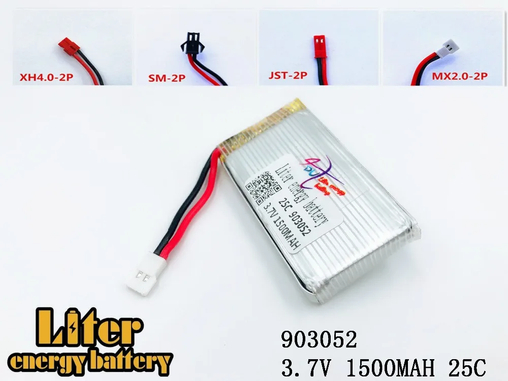 Литий полимерный аккумулятор 3 7 в 1500 мАч 25C для Syma X5SW X5SC X5S 1 M18 H5P RC Quadcopter 903052