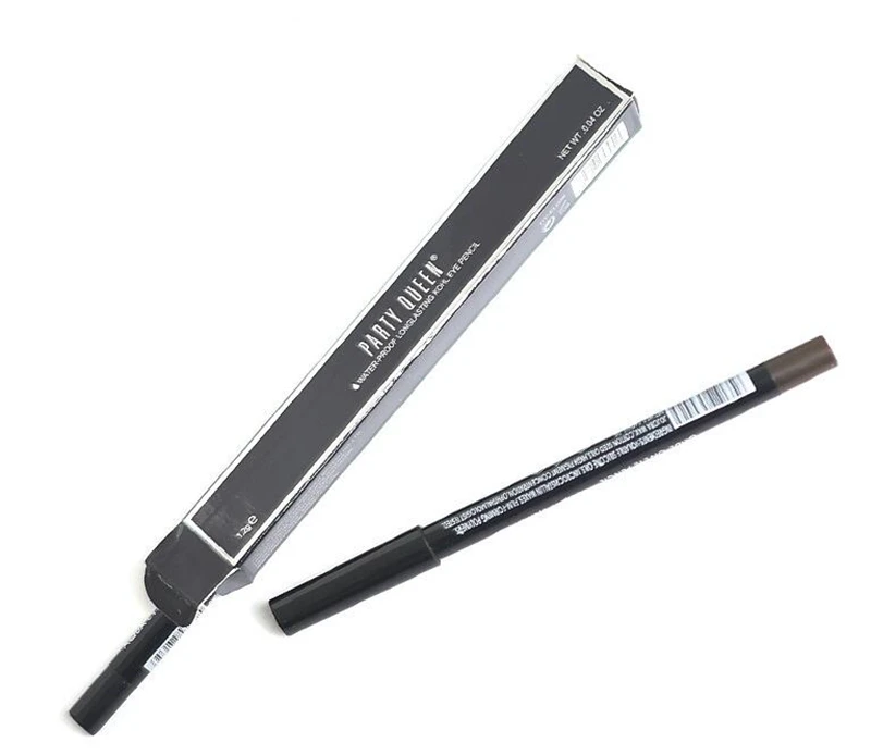 12pcs Brand Party Queen Smooth Gel Eyeliner Pencil Black Brown Pen Waterproof Long Lasting Smoky Eye Beauty Makeup Set |