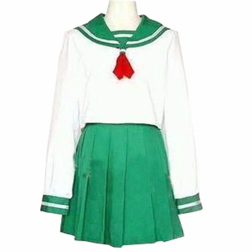 2018 Косплей костюмы Inuyasha Higurashi Kagome высококачественное платье для девочек школьная
