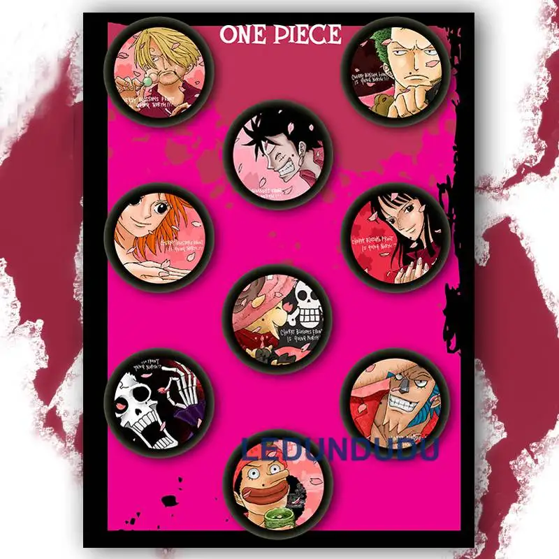 Аниме One Piece Cosplay Luffy значки Kuroko без корзины брошка мультфильм Pin КОЛЛЕКЦИИ для