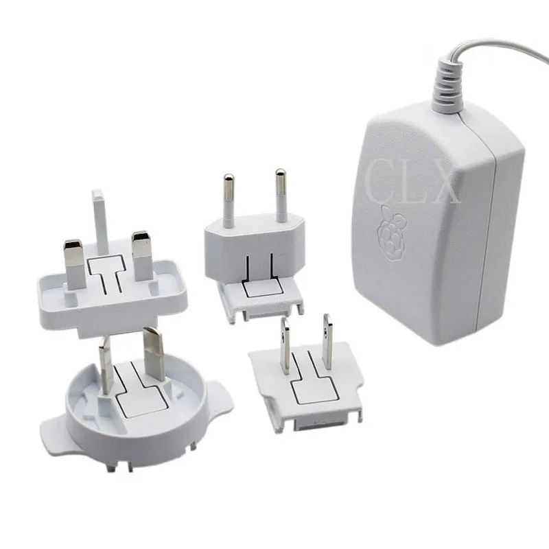 Официальный Мощность адаптер для Raspberry Pi 3 Model B + 5 1 V 2.5A Зарядное устройство со