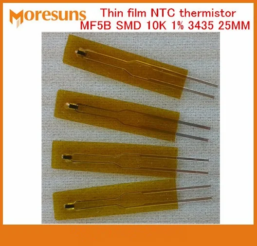 5 шт./лот тонкая пленка NTC термистор MF5B Тип SMD 10K 1% 3435 25 мм длина датчик|ntc sensor|sensor