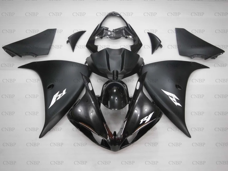 Обтекатели для YAMAHA YZFR1 2009 2011 Abs YZF1000 R1 черные комплекты на весь корпус|Пластиковые
