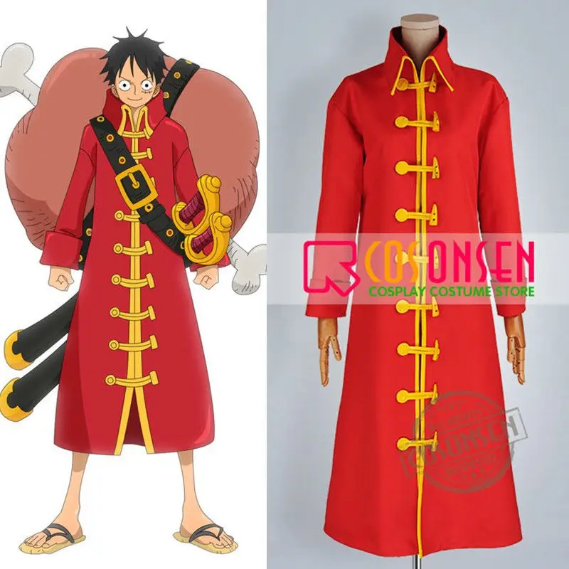 Цельная пленка COSPLAYONSEN Z Monkey D. Костюм для косплея Luffy всех размеров изготовленный