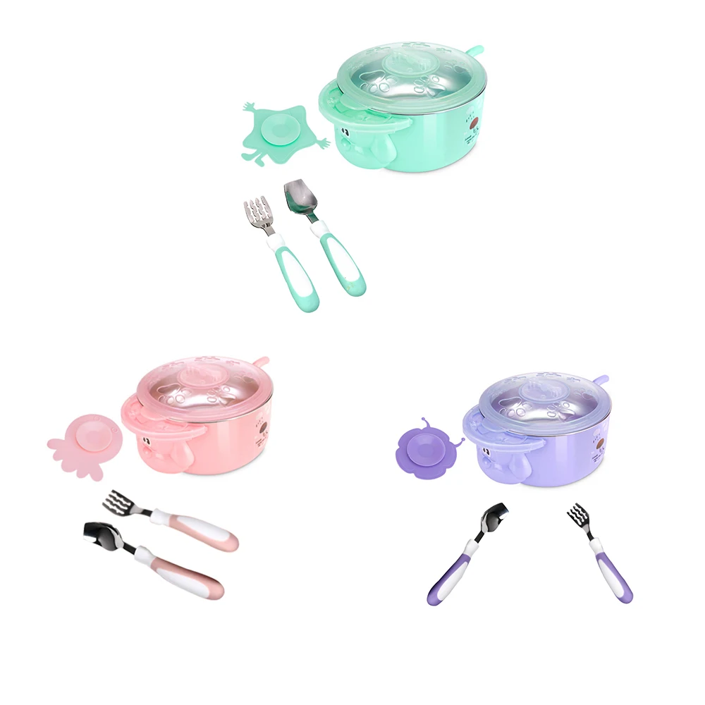 3 шт. миска с подогревом для еды инжекционная чаша воды детская посуда столовая