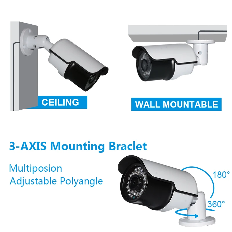 Камера наружного и внутреннего видеонаблюдения SUCAM аналоговая камера с высоким