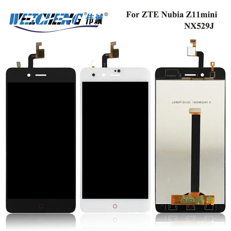 Для ZTE Nubia Z11mini NX529J ЖК дисплей + сенсорный экран в сборе дигитайзер Замена для Z11 mini