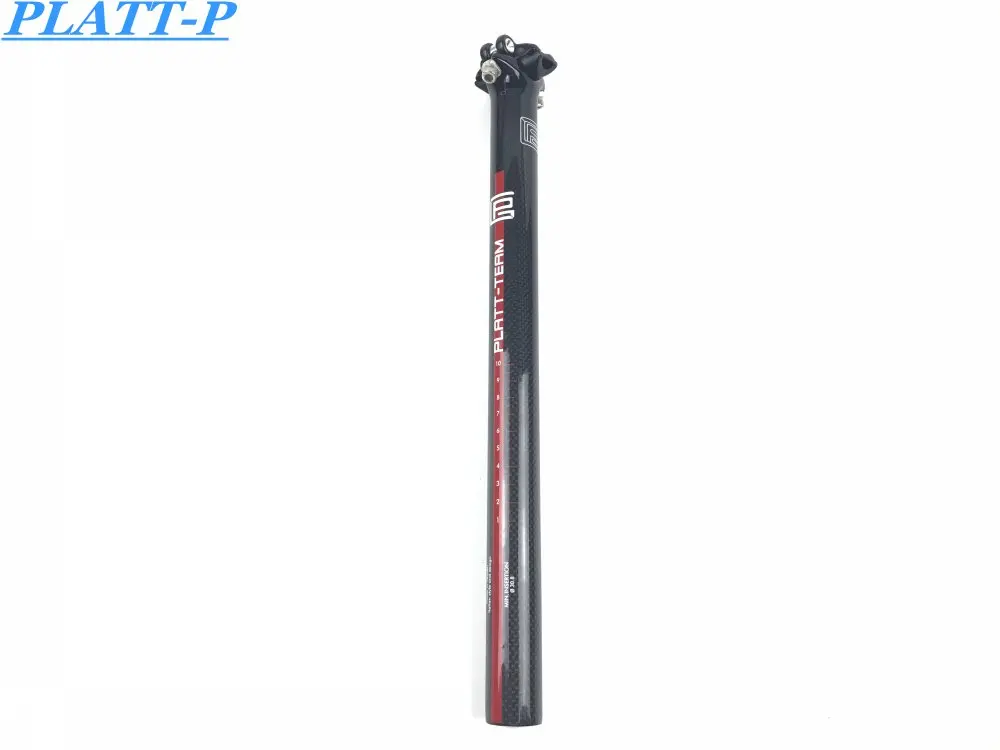 Подседельный штырь из углеродного волокна с красным логотипом 3 K 27 2/30 8/31 6*350/400 мм |