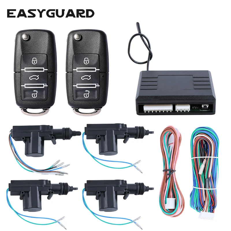 Система центральной дверной блокировки EASYGUARD 4 дверных пульта дистанционного