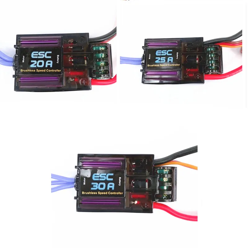 EMAX 20A 25A 30A бесщеточный ESC супер BEC выход 2А/5В RC скоростной двигатель самолет