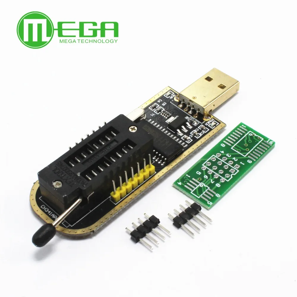 10 наборов CH341A 24 25 серия EEPROM Flash BIOS USB программатор с программным обеспечением и