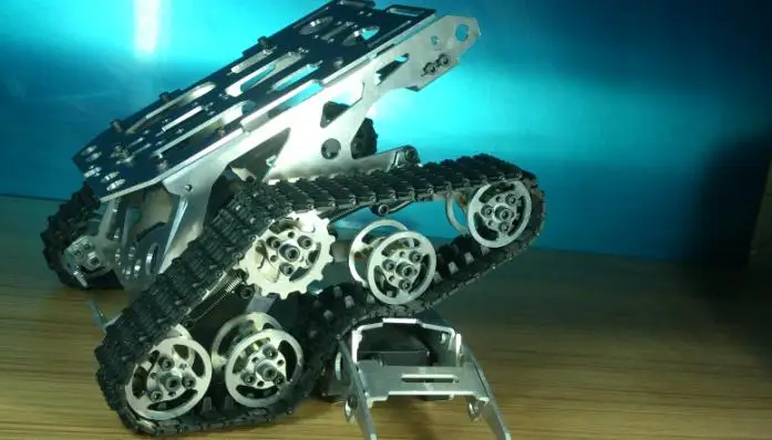 Шасси гусеничного типа умный автомобиль с Wi-Fi независимая подвеска