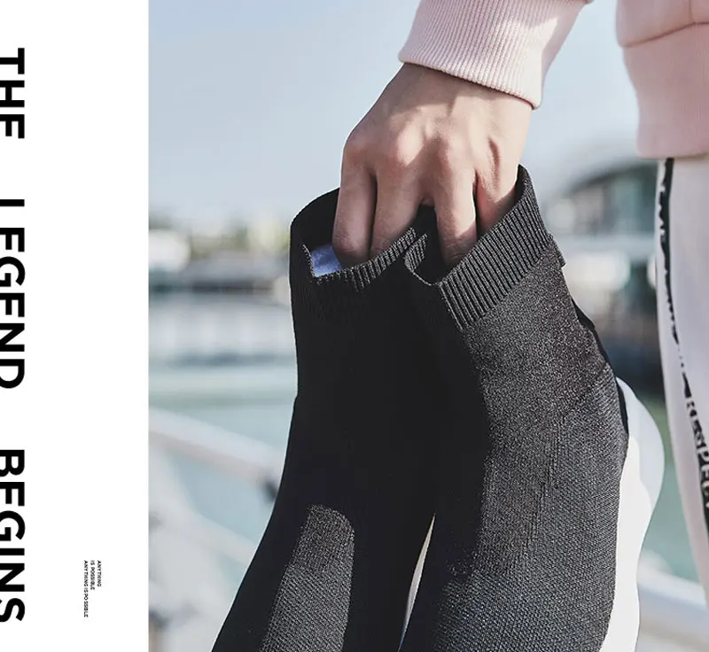 Clearance) Li-Ning Women NO PANTS Classic Lifestyle Shoes Sock-Like Mono Yarn LiNing Sport Shoes Sneakers AGCN088 YXB219