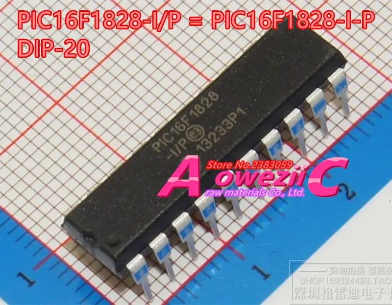 

Aoweziic 2017+ 100%new original PIC16F1828-I/SS SSOP-20 PIC16F1828-I/SO SOP-20 PIC16F1828-I/P DIP-20 PIC16F1828 MCU controller