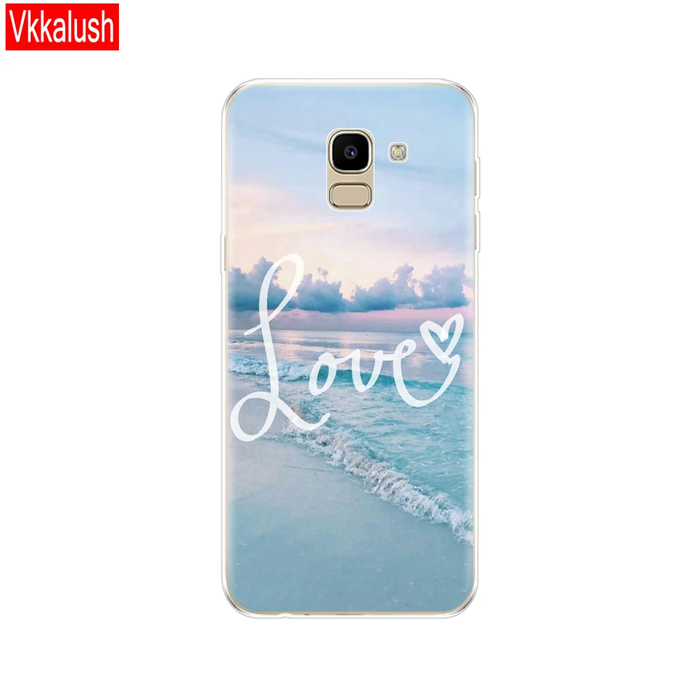 80049 Для samsung J6 чехол ЕС J600 J600F SM-J600F Мягкий чехол из ТПУ с узором для samsung Galaxy J6Plus J6+ J 6 Plus J610 J610F кремния - Цвет: 80049